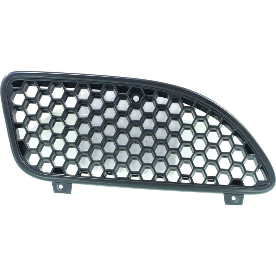 DAT AUTO PARTS Front Right Passenger Side Bumper Grille Grill Assembly Insert Panel Replacement for 2002-2005 Pontiac Grand Am SE Matte-Black Smoot...