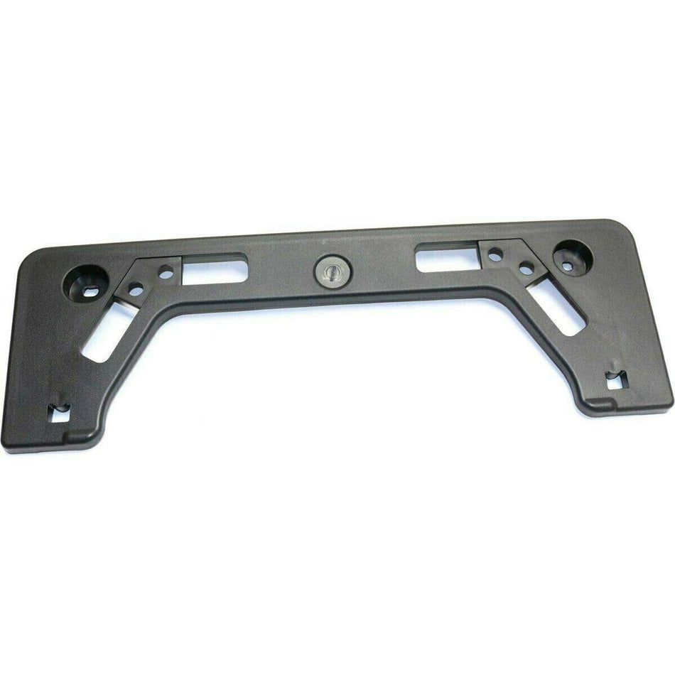 DAT AUTO PARTS Front Bumper License Plate Frame Tag Mounting Bracket Holder Cover Replacement for 2016-2018 Toyota Prius Black Textured Plastic TO1...