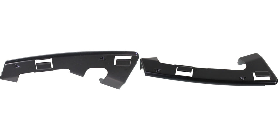 DAT AUTO PARTS Front Left Driver & Right Passenger Side Upper Bumper Cover Bracket Retainer Replacement For 2007 - 2010 Hyundai Elantra Black Steel...