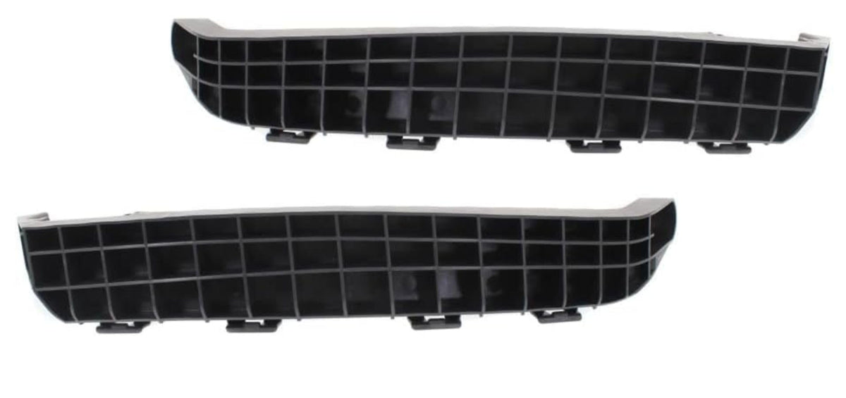 Front Left Driver & Right Passenger Set Of 2 Bumper Cover Mounting Support Bracket Reinforcement Retainer Replacement For 2007 2008 Honda Fit Black...