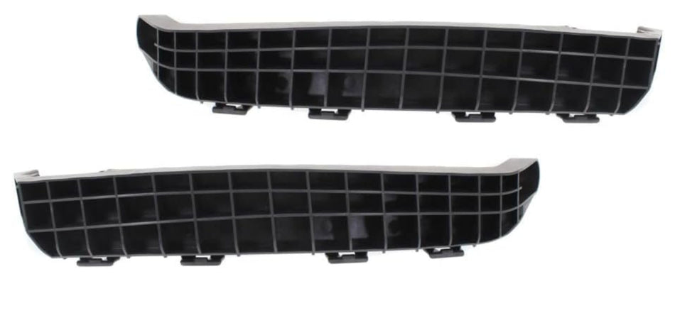 Front Left Driver & Right Passenger Set Of 2 Bumper Cover Mounting Support Bracket Reinforcement Retainer Replacement For 2007 2008 Honda Fit Black...