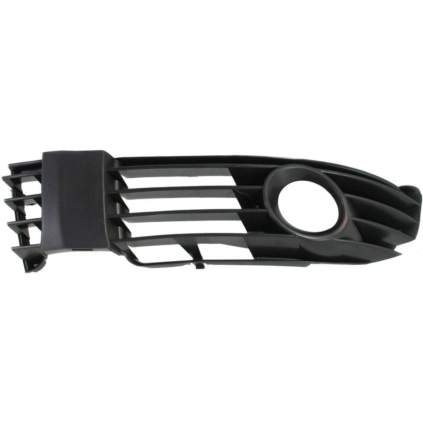 DAT AUTO PARTS Left Front Driver Side Fog Light Grille Cover Insert Replacement For 2001-2005 Volkswagen Passat Black Textured Plastic VW1038105 3B...