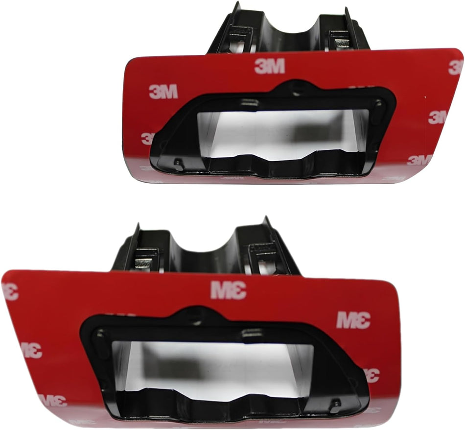 Headlight Washer Nozzle Bracket Front Driver and Passenger Side Pair Fits 2016-2019 BMW 7 Series With M Package Textured Black BM1048125 BM1049125
