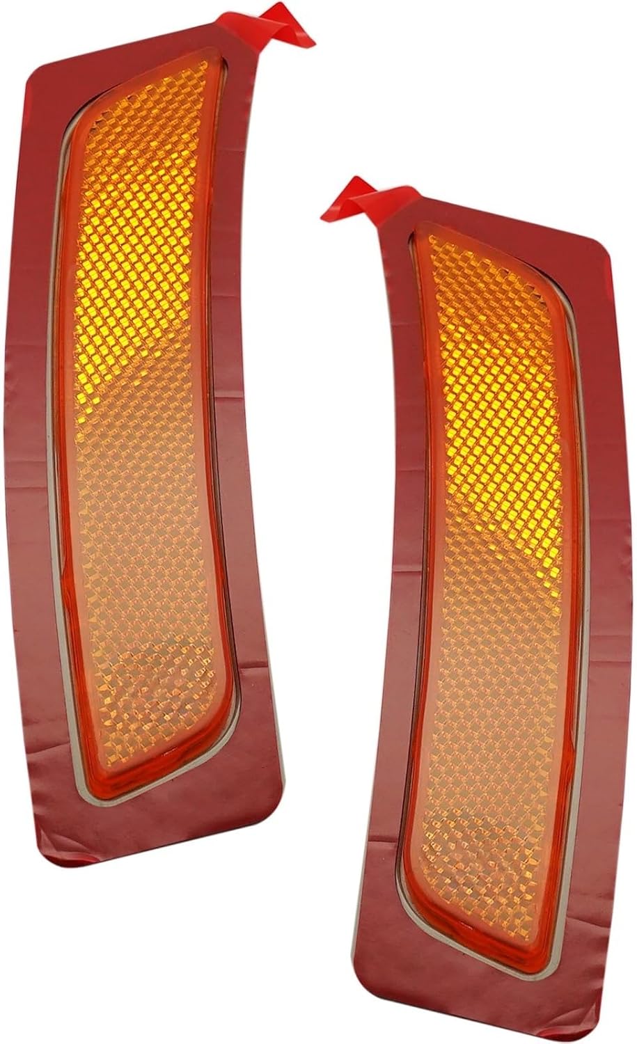 Bumper Reflector Front Left and Right Pair Fits 2014-2016 BMW 5 Series Without M Package BM1084108 BM1085108