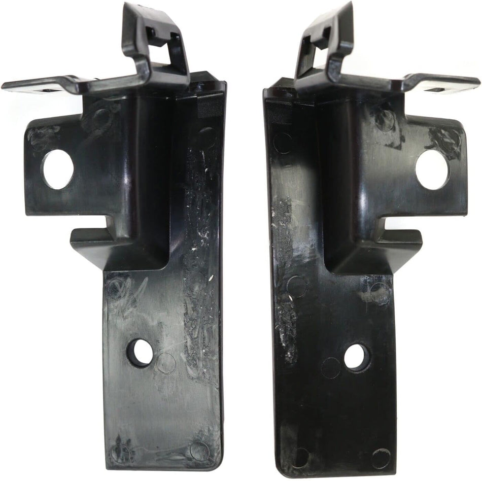 Front Bumper Bracket Pair Fits 2014-2015 2017-2019 Jeep Grand Cherokee Driver & Passenger Side Black CH1032104 CH1033104