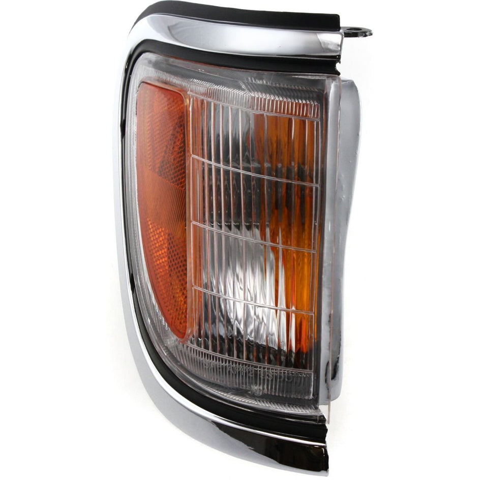 Front Passenger Side Parking Signal Light Fits 1995-1997 Toyota Tacoma 4WD Clear and Amber Lens TO2521143