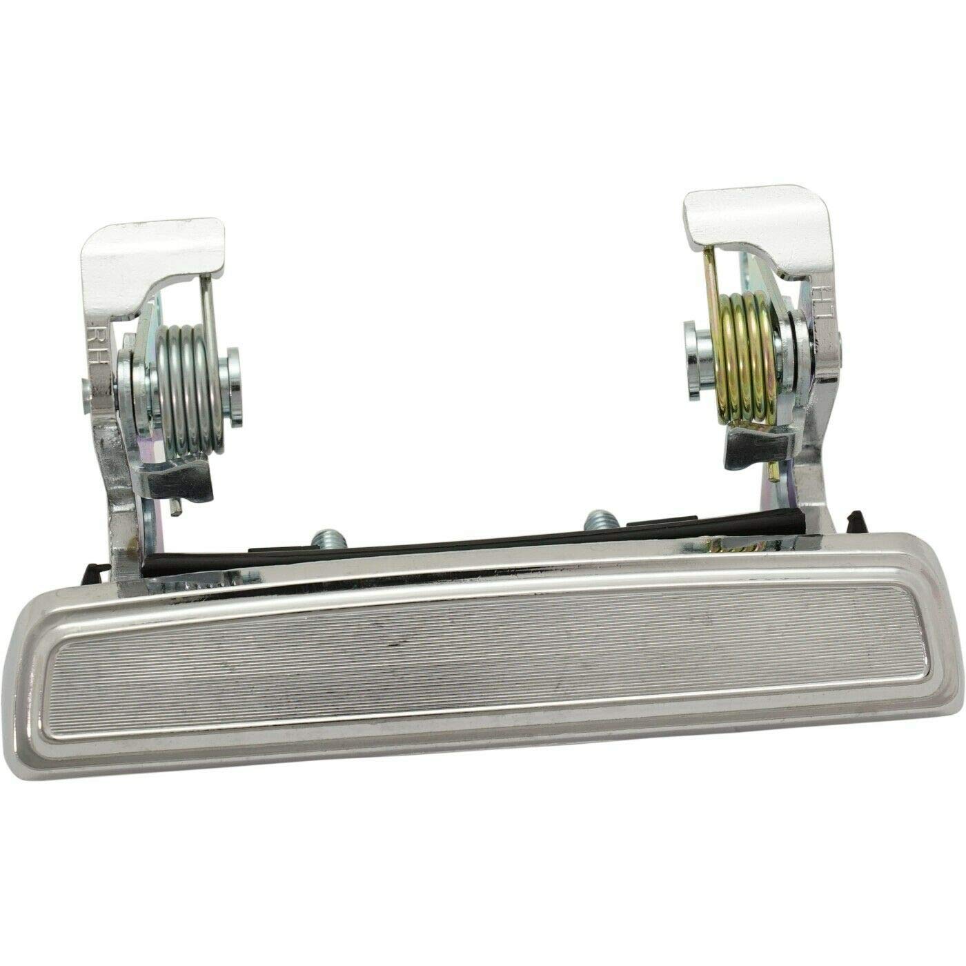 DAT AUTO PARTS Outside Front Left Driver Side Exterior Door Handle Replacement for 1973-1979 Ford F-100 Pickup Chrome Smooth FO1310108 D8BZ6522405A