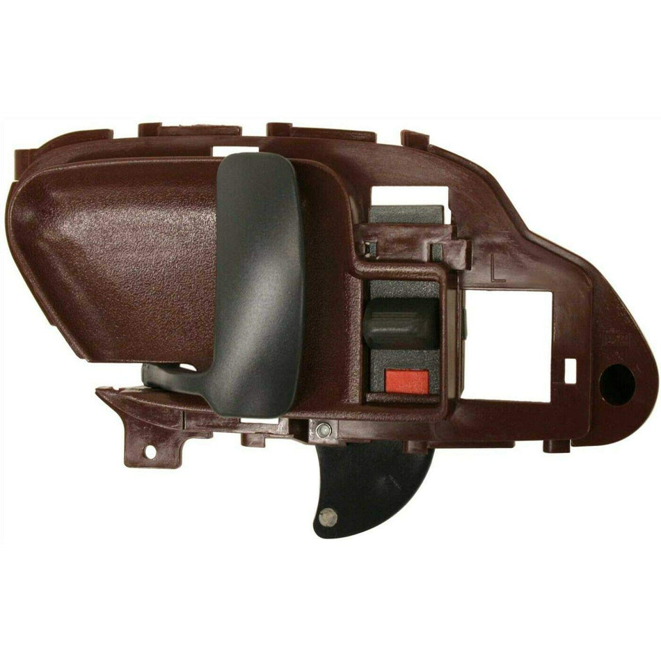 DAT AUTO PARTS Interior Front Left Driver Side Inside Door Handle Replacement For 1995-2000 Chevy GMC Pickup Truck Tahoe Suburban Yukon Maroon Burg...
