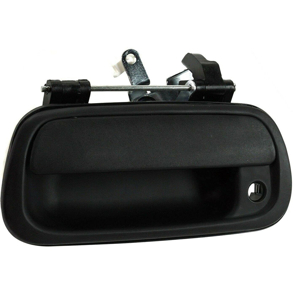 Rear Outside Tailgate Liftgate Door Handle Fits 2000-2006 Toyota Tundra Pickup Base Limited SR5 Black Textured TO1915110