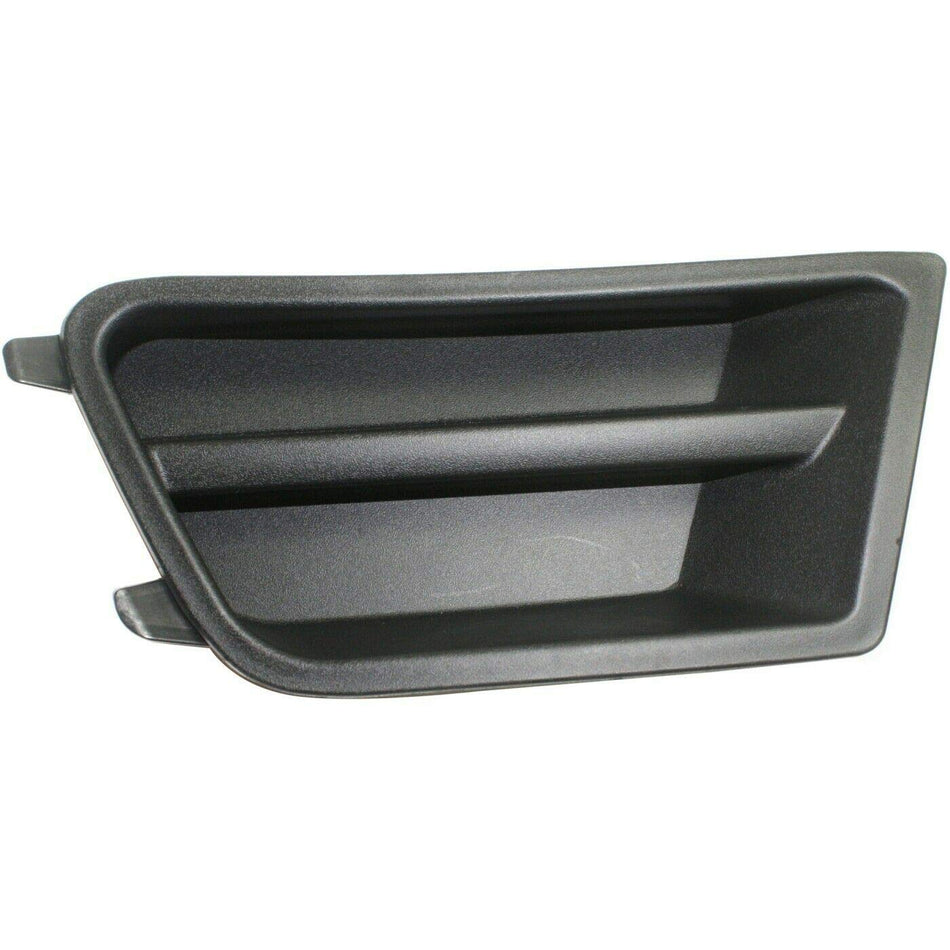 DAT AUTO PARTS Front Left Driver Side Fog Light Hole Cover Trim Molding Bumper Insert Replacement For 2010 2011 2012 Ford Mustang Base Model Black ...