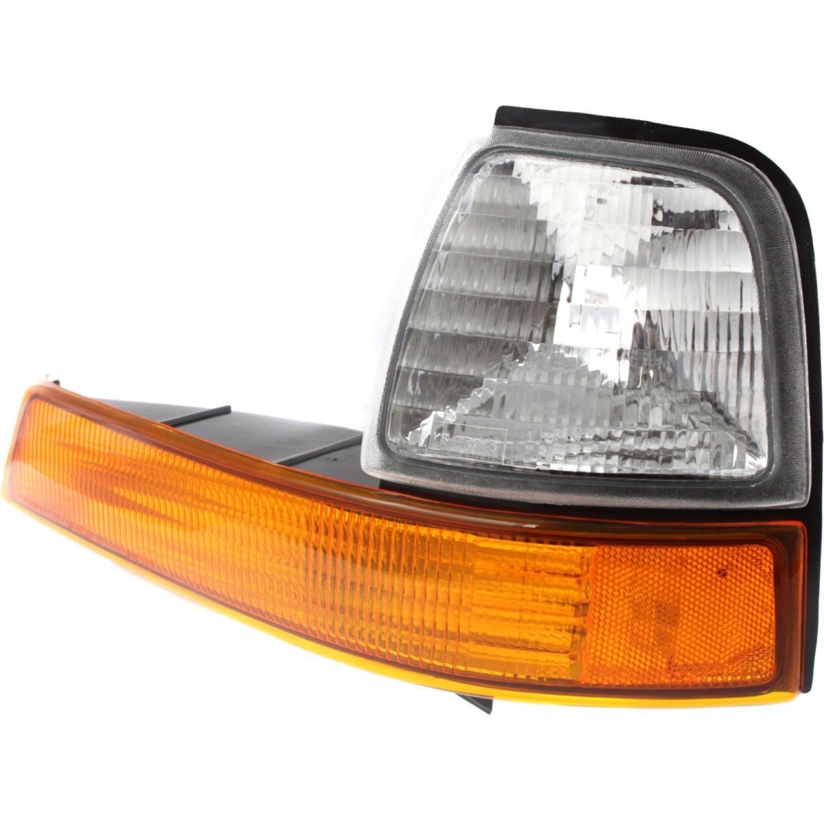 DAT AUTO PARTS Front Left Driver Side Parking Light Signal Lamp Marker Lens & Housing Assembly Replacement For 1998 - 2000 Ford Ranger Pickup Truck...