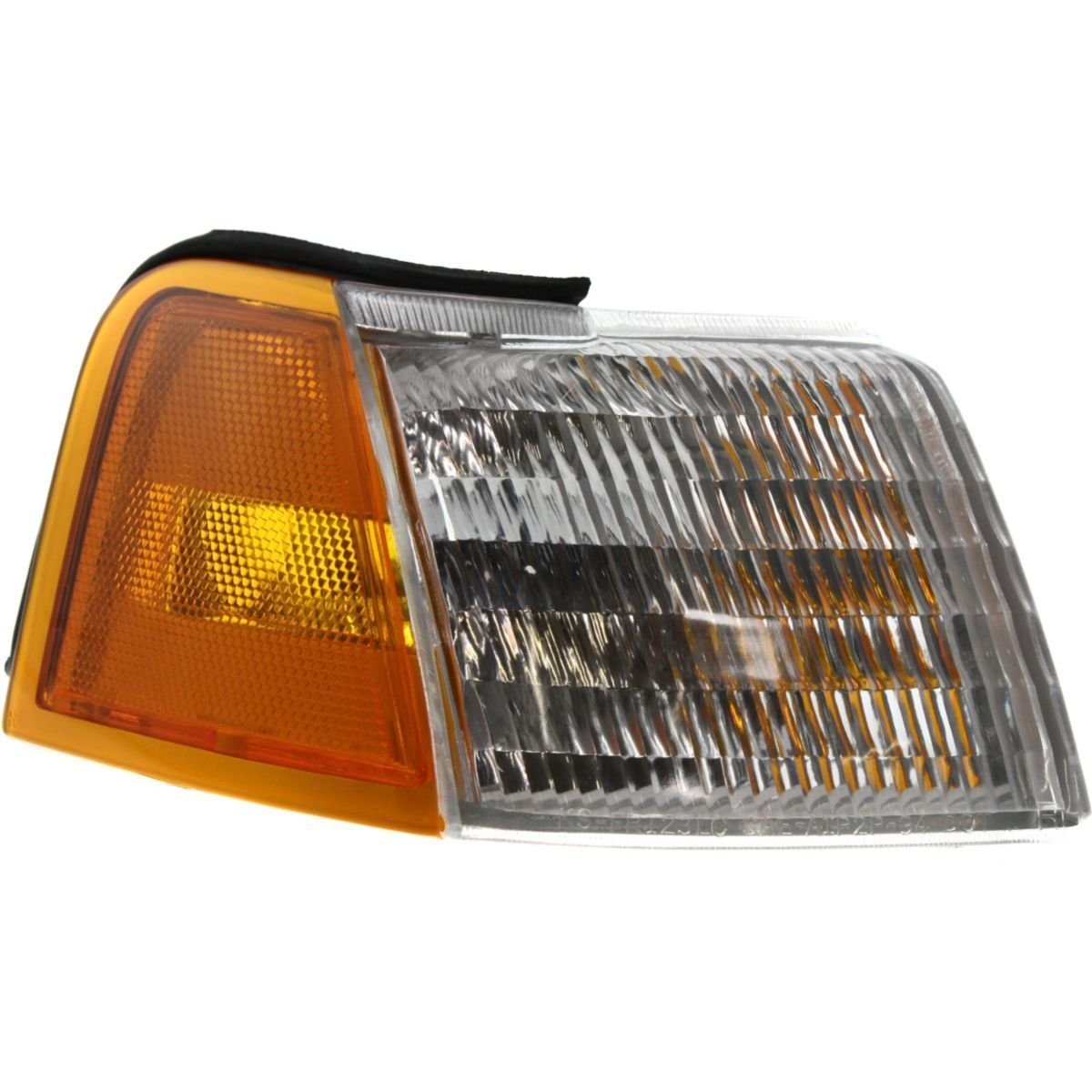 DAT AUTO PARTS Front Right Passenger Side Lens Housing W/ Corner Parking Light Turn Signal Replacement For 1989 - 1995 Mercury Cougar Amber & Clear...