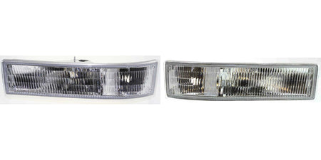 DAT AUTO PARTS Front Left Driver & Right Passenger Side Parking Signal Light Lens Side Marker Replacement for 1995-2005 Chevrolet Astro Clear Lens ...