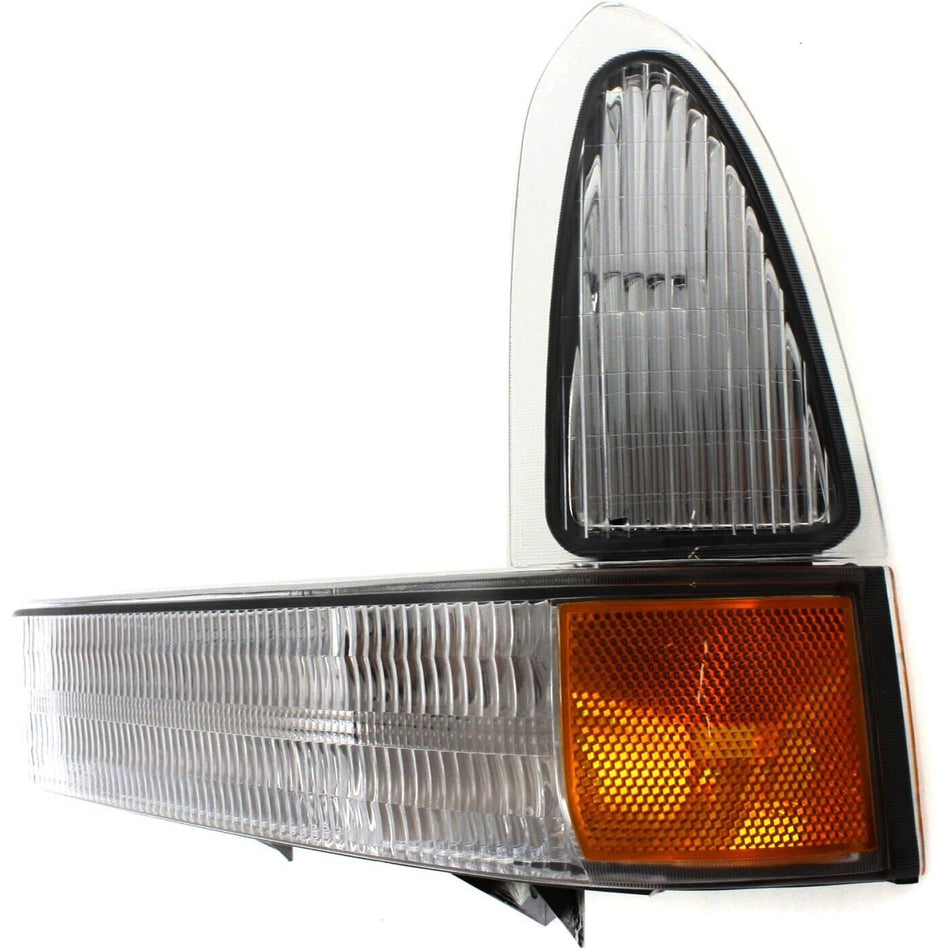 Front Driver Side Signal Park Light Fits 2001-2004 Ford Excursion 2003-2005 Excursion E 2004-2005 Excursion XLS 2001 Excursion FO2520169