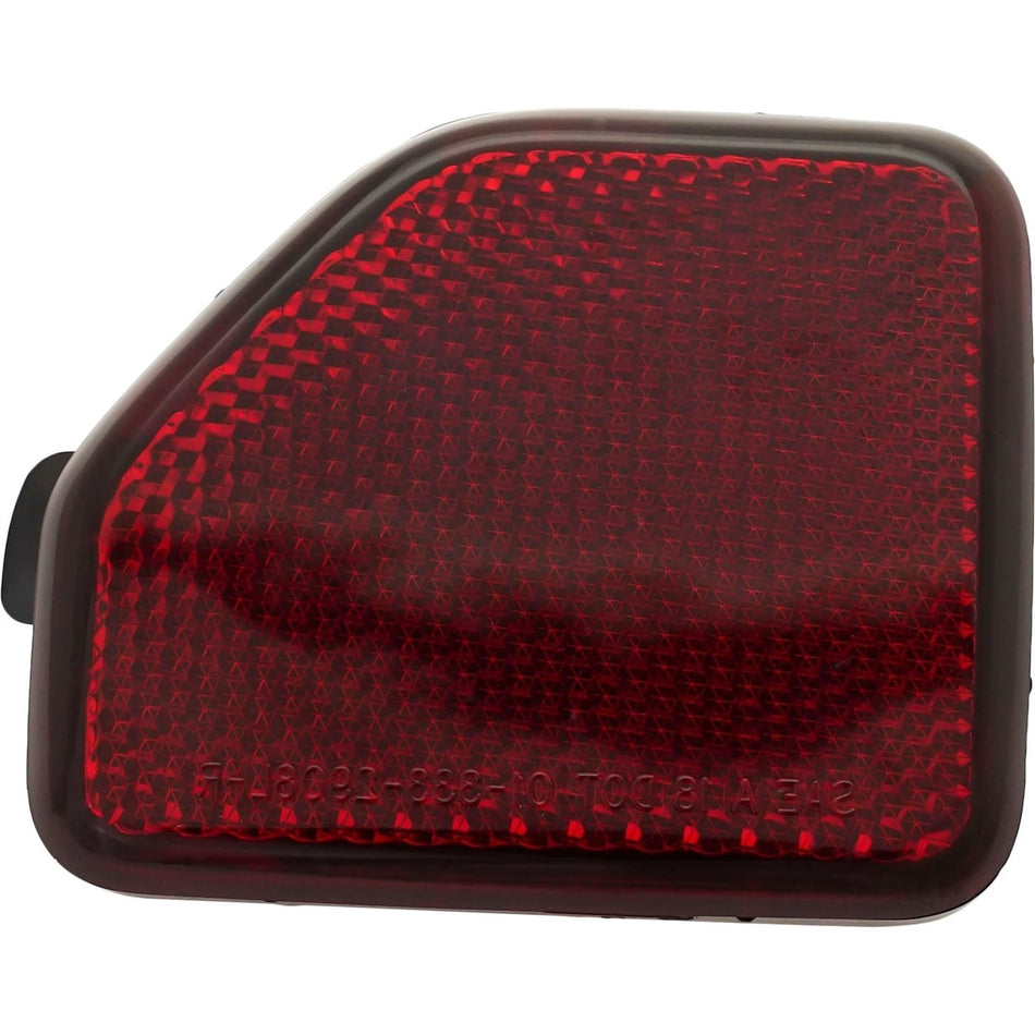 Rear Passenger Side Bumper Reflector, Fits 2018-2026 Jeep Wrangler JL Models, For Use On 3-Piece Plastic Cover With Extensions Type & Steel Bumpers...