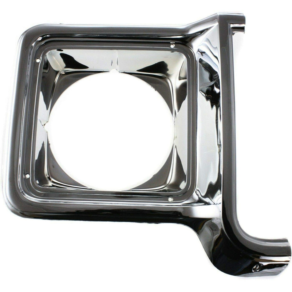 DAT AUTO PARTS Front Right Passenger Headlight Bezel Door Trim Lamp Grille Molding Insert Replacement For 1973-1978 Chevy Suburban Blazer GMC Jimmy...
