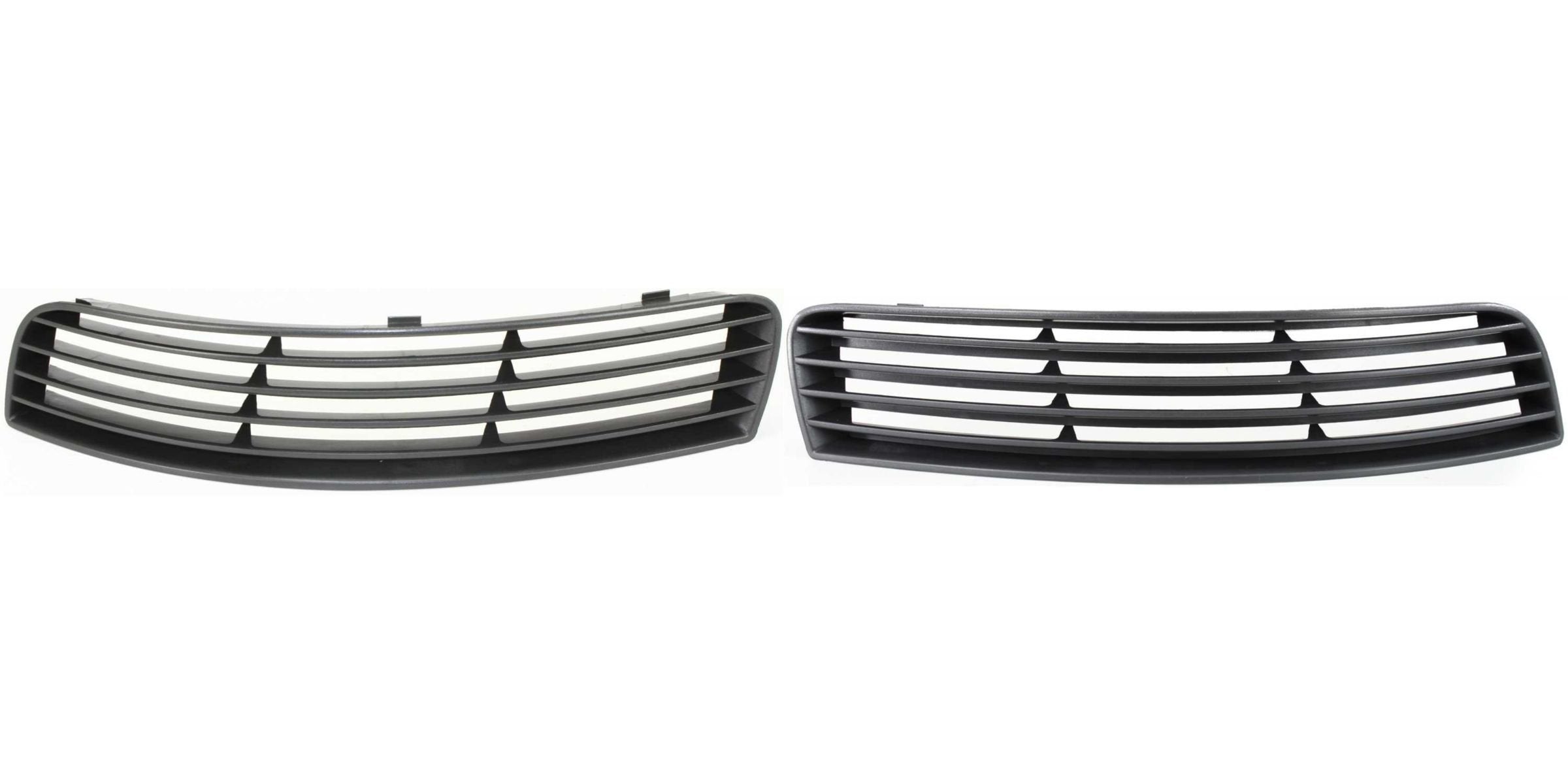 DAT AUTO PARTS Front Left Driver And Right Passenger Side Pair Bumper Fog Light Cover Grille Trim Replacement For 2005 - 2010 Chevrolet Cobalt Dark...