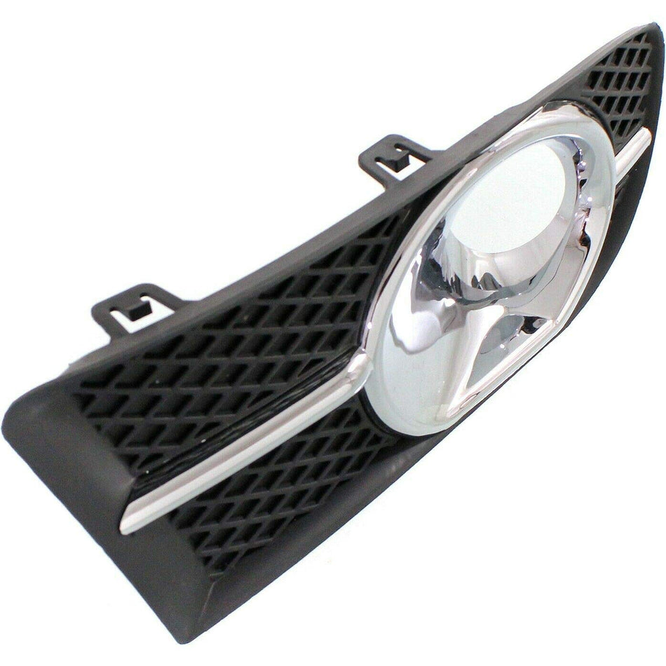 DAT AUTO PARTS Front Right Passenger Side Fog Light Bezel Cover Lamp Hole Molding Bumper Insert Replacement For 2012-2017 Buick Verano Black Textur...