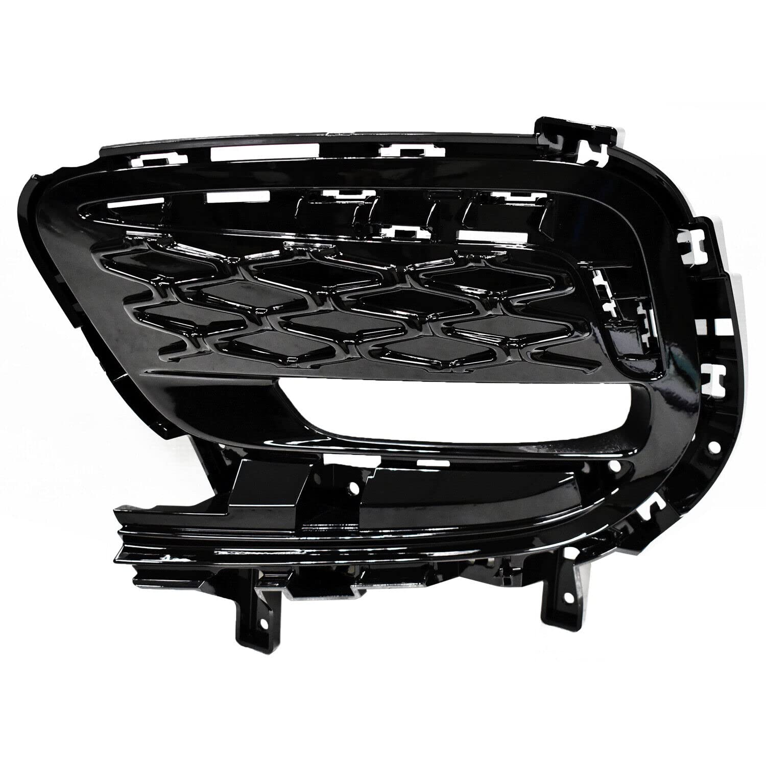 DAT AUTO PARTS Front Left Driver Side Fog Light Bumper Cover Grille Molding Insert Bezel Trim Replacement For 2021 - 2022 Chrysler Pacifica Van Glo...