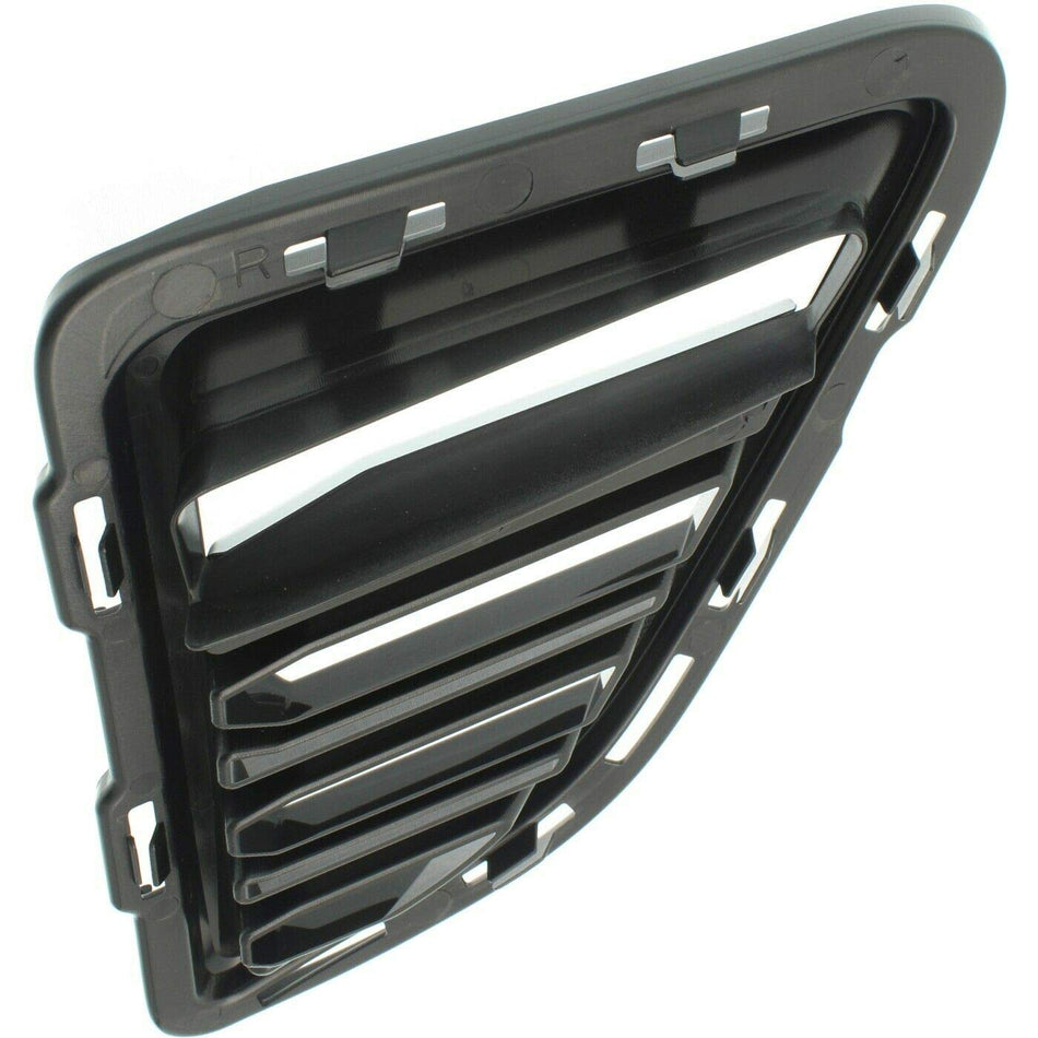 DAT AUTO PARTS Front Left Driver Side Fog Light Cover Grille Molding Bumper Insert Replacement For 2016 2017 2018 Chevrolet Camaro SS Models Black ...