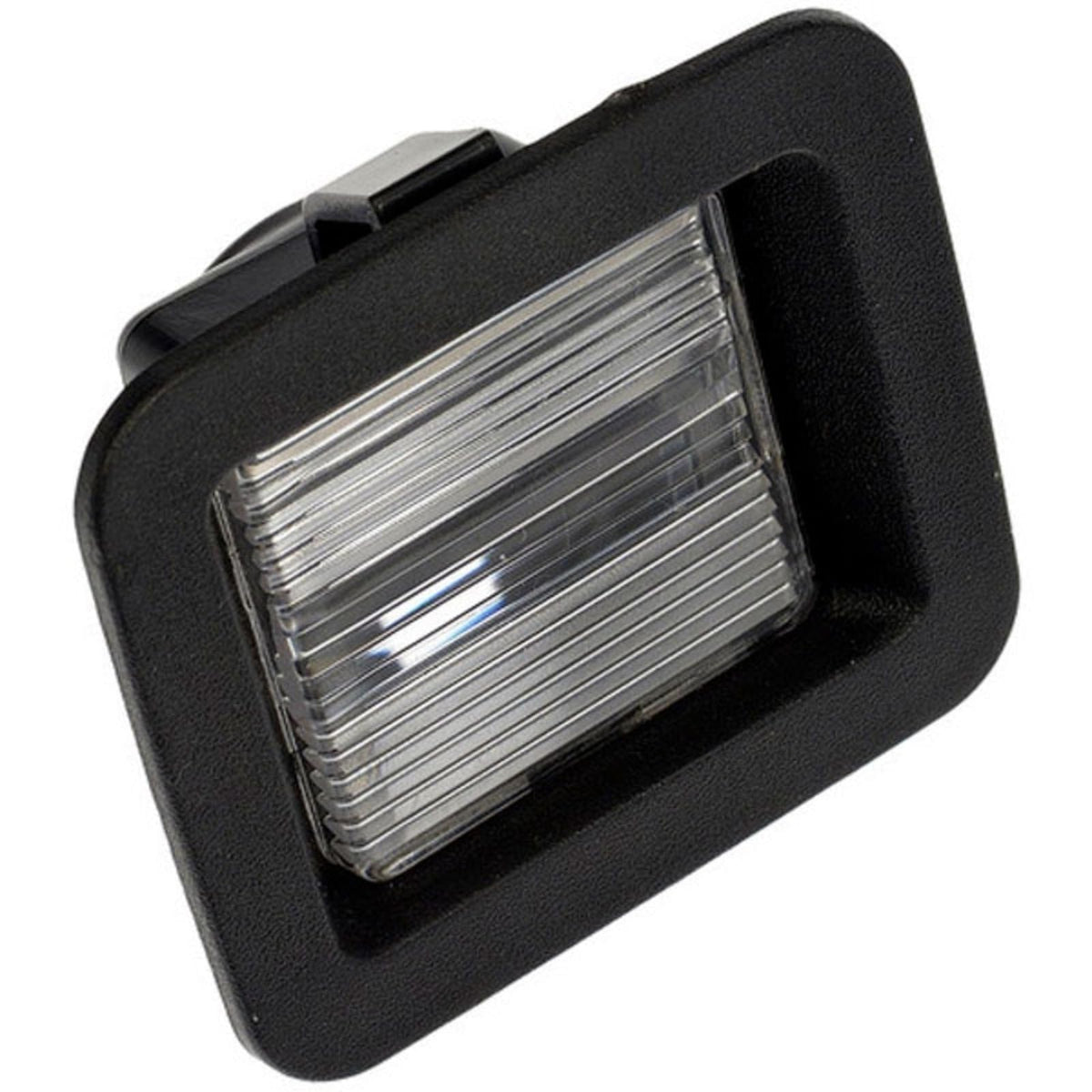 Rear Driver Side License Plate Light Assembly, Fits 2015–2020 Ford Pickup F150, 2017–2020 F150 Raptor & 2018–2020 F150 Police Responder, Black Plas...