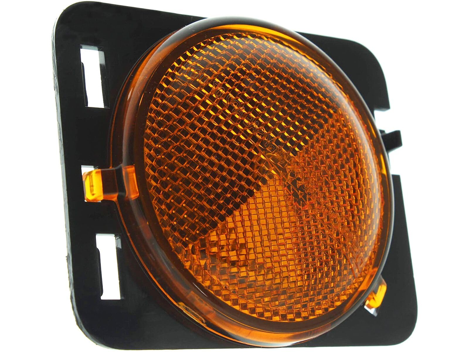 DAT AUTO PARTS Front Left Driver Side Side Marker Light Assembly, Fits 2007-2017 Jeep Wrangler, and 2018 Jeep Wrangler JK, In The Bumper, Plastic O...