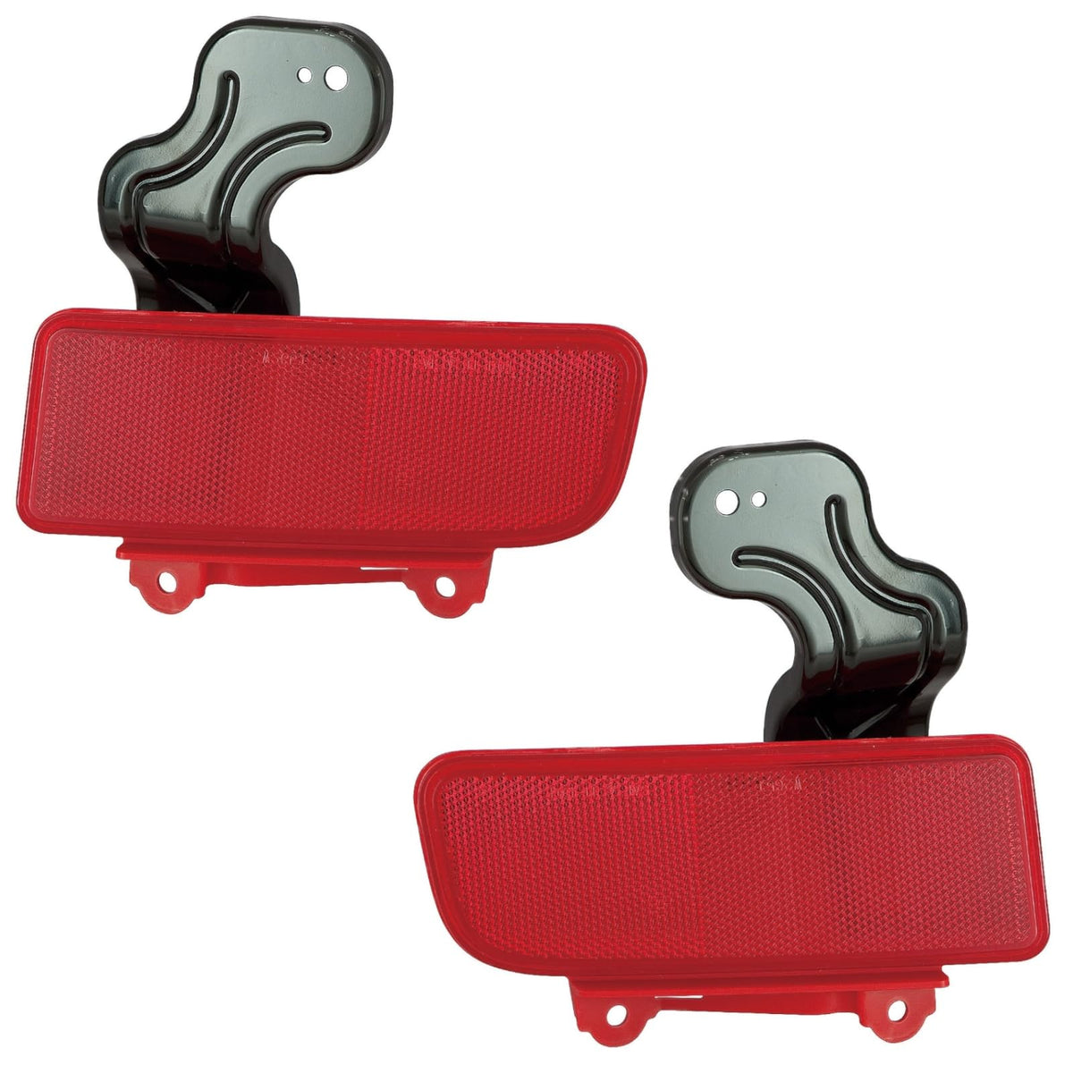 DAT AUTO PARTS Rear Left Driver & Right Passenger Side, SET OF 2, Bumper Reflector, Fits 2015-2016 Honda CRV, Plastic Red Lense, HO1184108 HO118510...