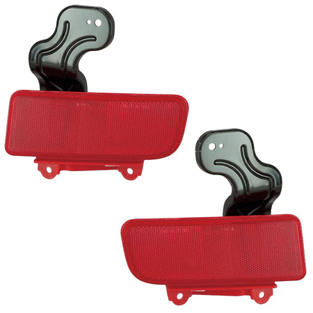 DAT AUTO PARTS Rear Left Driver & Right Passenger Side, SET OF 2, Bumper Reflector, Fits 2015-2016 Honda CRV, Plastic Red Lense, HO1184108 HO118510...