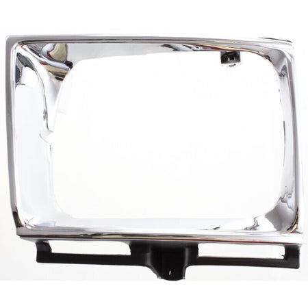 DAT AUTO PARTS Front Left Driver Side HeadLight Door Grille Insert Bezel Trim, For 1989-1991 Toyota Pickup 4WD, Chrome Plastic Finish, TO2512111 53...