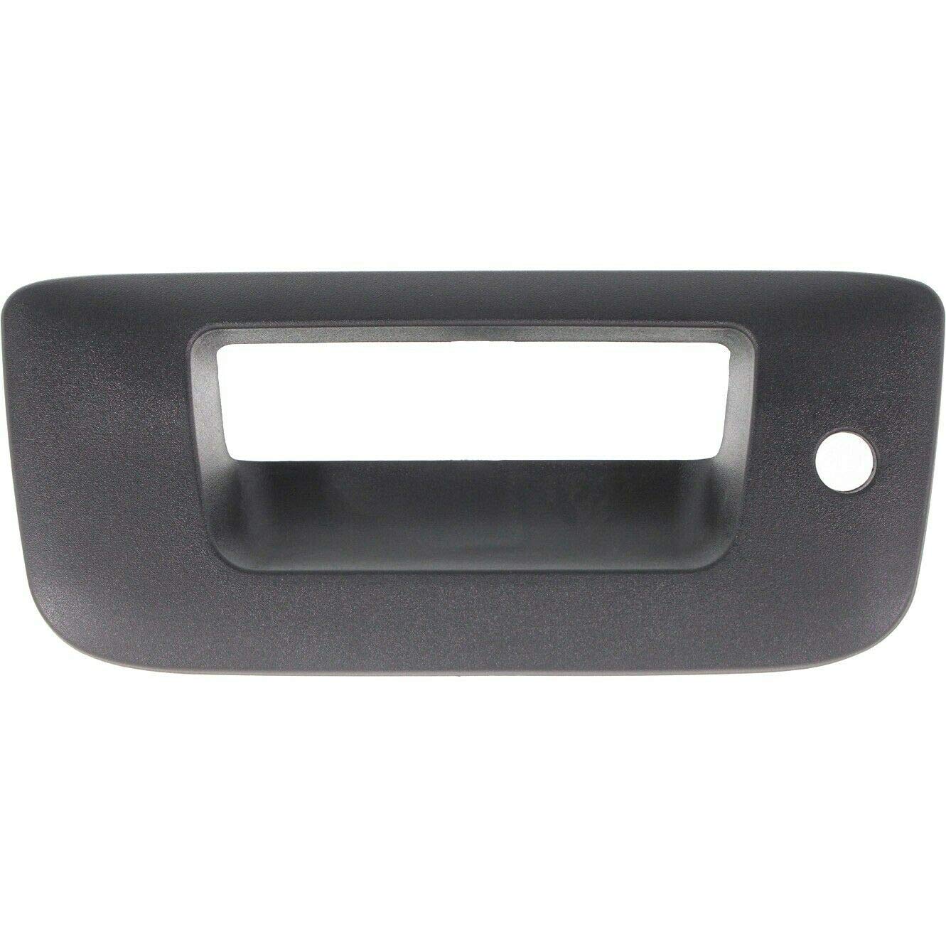 DAT AUTO PARTS Rear Exterior Tailgate Liftgate Door Handle Bezel Trim Plate Replacement for 2007-2014 Chevrolet Silverado/GMC Sierra Pickup Truck B...