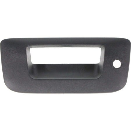 DAT AUTO PARTS Outside Rear Tailgate Liftgate Door Handle Cover Bezel Trim Replacement For 2007 - 2013 Chevrolet Silverado Black Textured Plastic G...