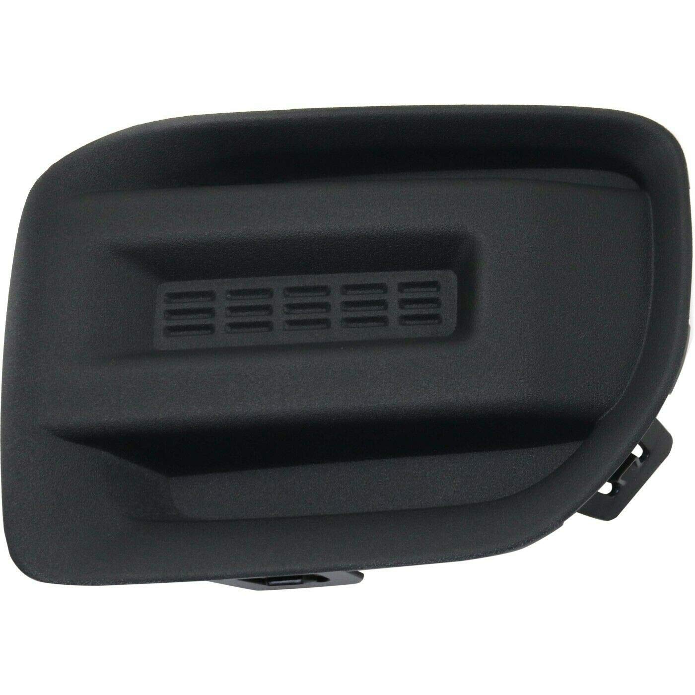 DAT AUTO PARTS Front Left Driver Side Fog Light Hole Cover Trim Lamp Molding Bumper Insert Replacement For 2015-2020 GMC Canyon Pickup Truck Black ...