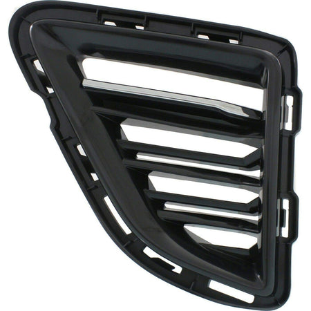 DAT AUTO PARTS Front Left Driver Side Fog Light Hole Cover Grille Molding Bumper Insert Replacement For 2016-2018 Chevrolet Camaro SS Black Texture...