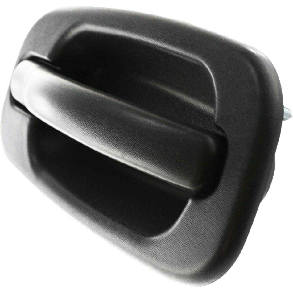 Rear Passenger Side Exterior Door Handle Fits 2000-2007 Chevy Silverado Suburban Tahoe GMC Sierra Black Textured GM1521105