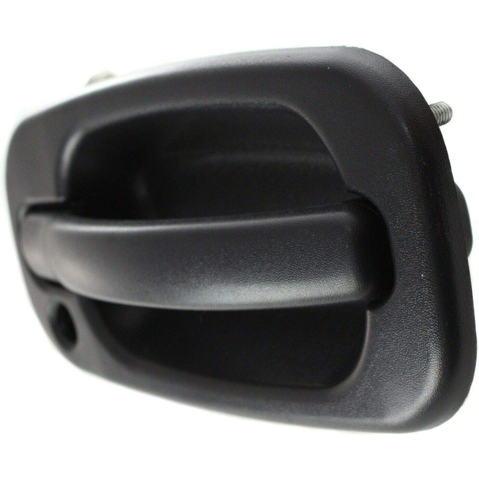 Front Passenger Side Exterior Door Handle Fits 1999-2007 Chevy Silverado GMC Sierra Yukon Cadillac Black Smooth GM1311129