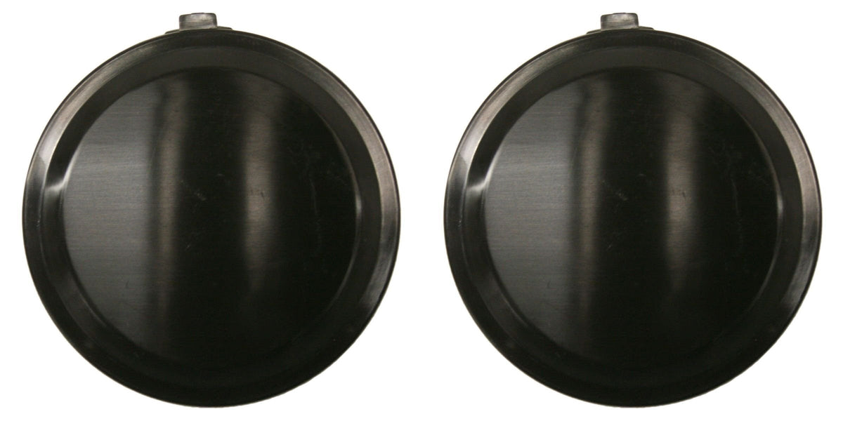 DAT AUTO PARTS Front Left Driver & Right Passenger Set Fog Light Hole Cover Trim Bumper Insert Replacement for 2007-2014 Chevy Tahoe Suburban GMC Y...