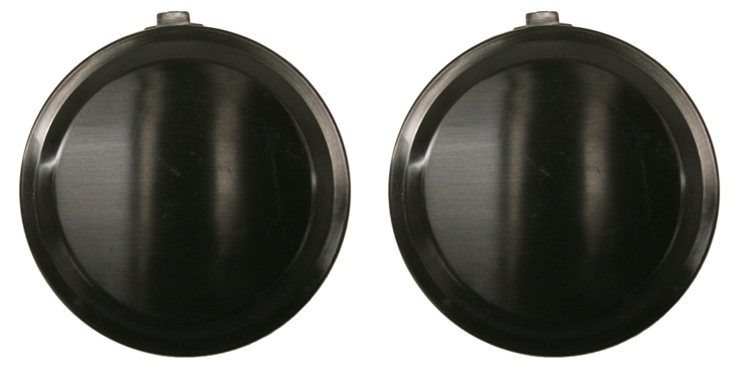 DAT AUTO PARTS Front Left Driver & Right Passenger Set Fog Light Hole Cover Trim Bumper Insert Replacement for 2007-2014 Chevy Tahoe Suburban GMC Y...