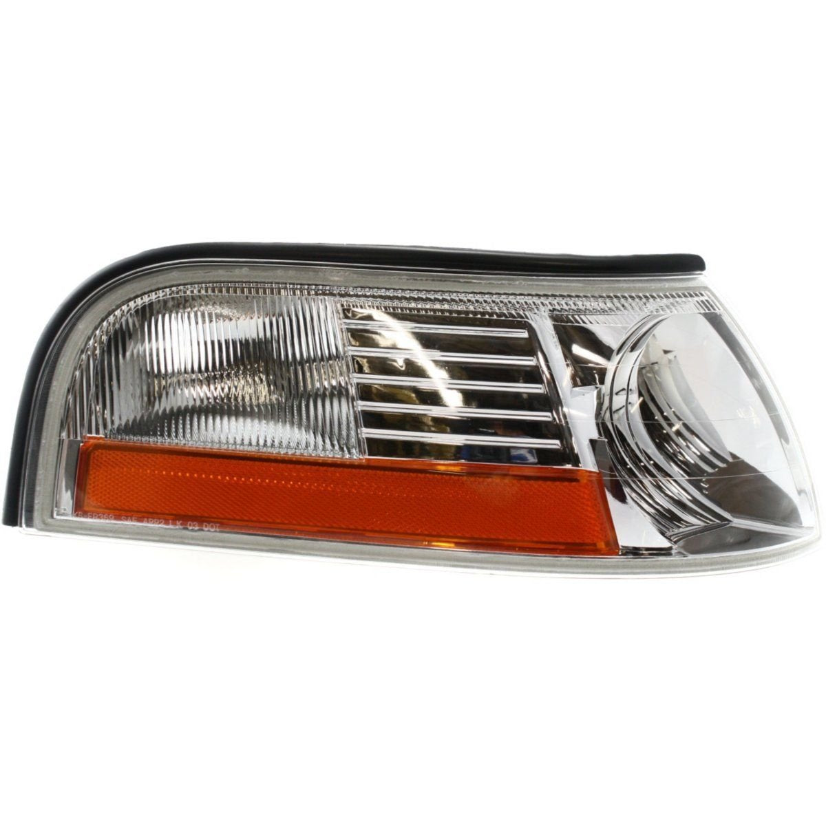 DAT AUTO PARTS Front Right Passenger Side Parking Signal Marker Light Corner Lamp Lens & Housing Replacement For 2003 - 2005 Mercury Grand Marquis ...