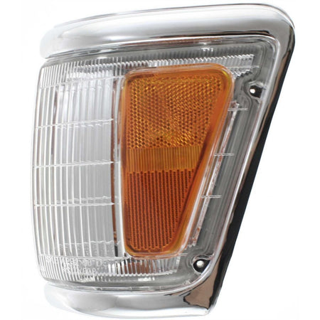 DAT AUTO PARTS Front Left Driver Side Parking Signal Lamp Marker Light Lens and Housing Assembly Replacement For 1992 - 1995 Toyota Pickup 4WD Ambe...