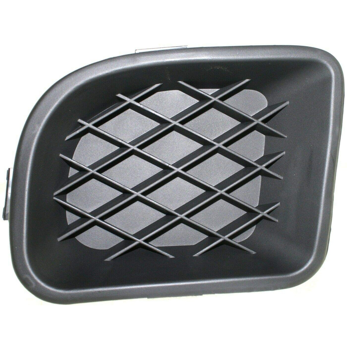 DAT AUTO PARTS Front Left Driver Side Bumper Fog Light Lamp Hole Cover Grille Molding Trim Replacement For 2006 - 2010 Chrysler PT Cruiser Matte Bl...