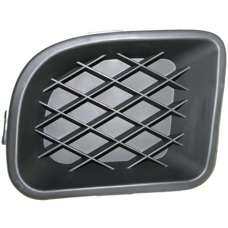 DAT AUTO PARTS Front Left Driver Side Bumper Fog Light Lamp Hole Cover Grille Molding Trim Replacement For 2006 - 2010 Chrysler PT Cruiser Matte Bl...