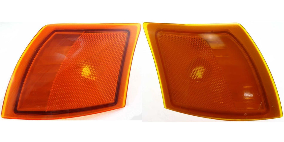 DAT AUTO PARTS Front Right Passenger & Left Driver Side Marker Light Corner Lamp Parking Reflector Set Of 2 Replacement For 2002 - 2005 Saturn Vue ...