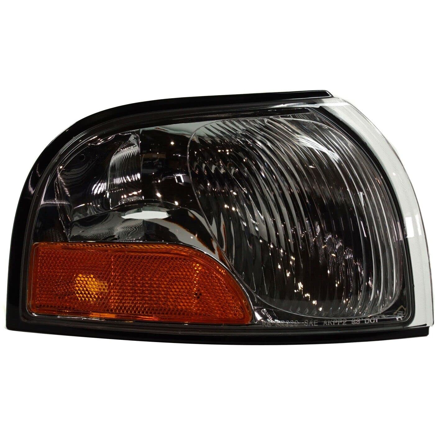 DAT AUTO PARTS Front Right Passenger Side Parking Light Signal Lamp Marker Lens & Housing Assembly Replacement For 1999 - 2002 Mercury Villager Amb...