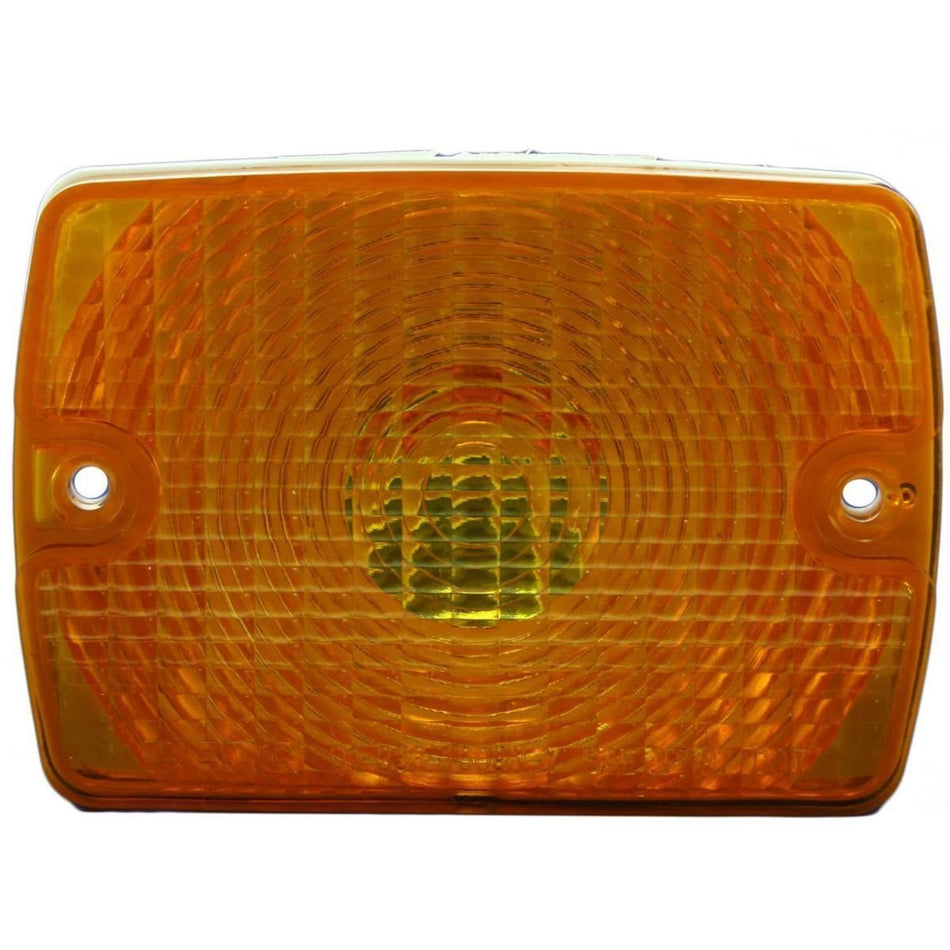 DAT AUTO PARTS Front Right Passenger & Left Driver Side Bumper Turn Signal Parking Light Pair Replacement For 1987 - 1993 Jeep Wrangler Amber Lens ...