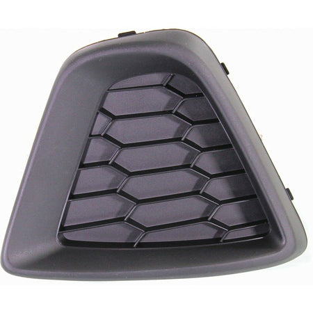 DAT AUTO PARTS Front Right Passenger Side Bumper Fog Light Lamp Hole Cover Grille Molding Trim Replacement for 2013-2015 Mazda CX-5 Black Textured ...