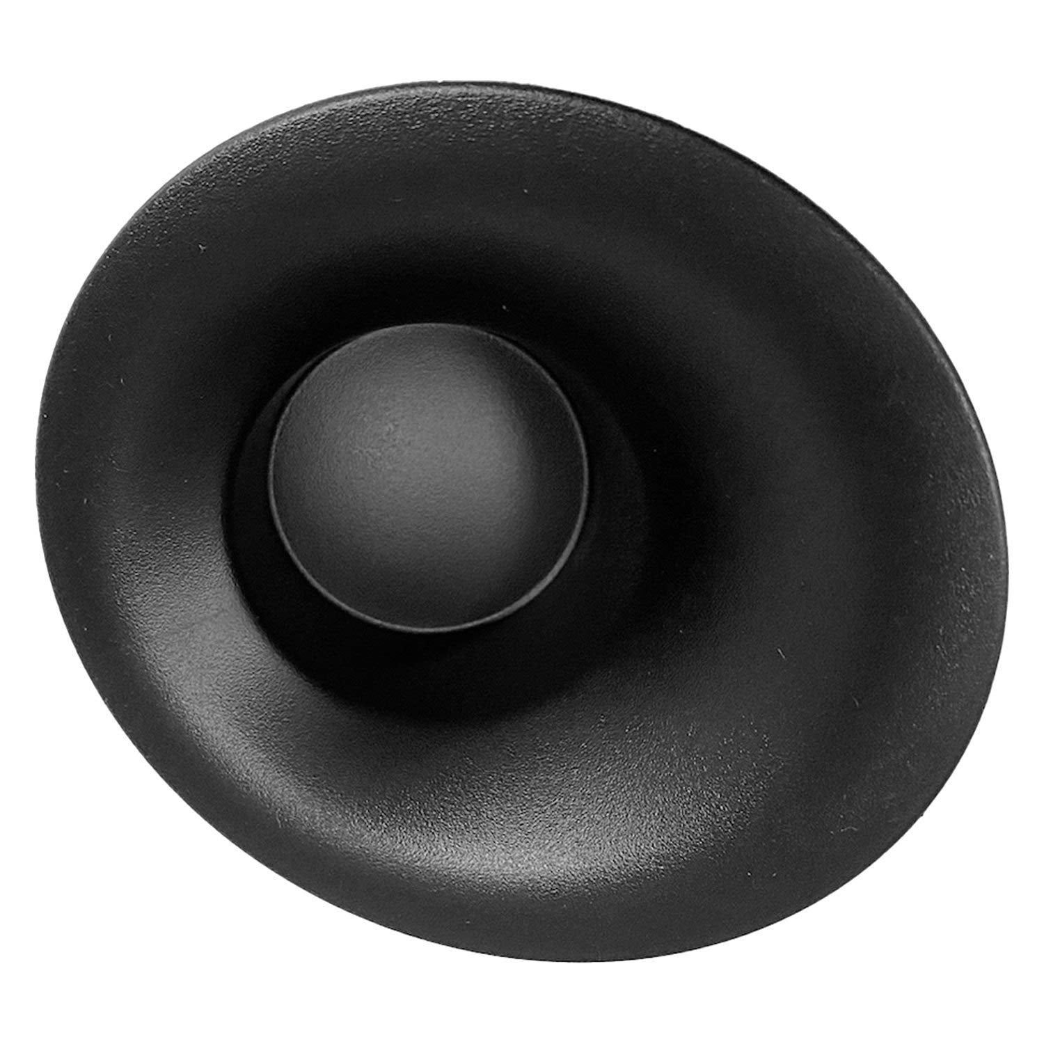 DAT AUTO PARTS Left Front Driver Side Fog Light Cover Replacement For 2015-2023 Dodge Challenger Black Textured Use For Cover w/ Round Fog Hole CH1...