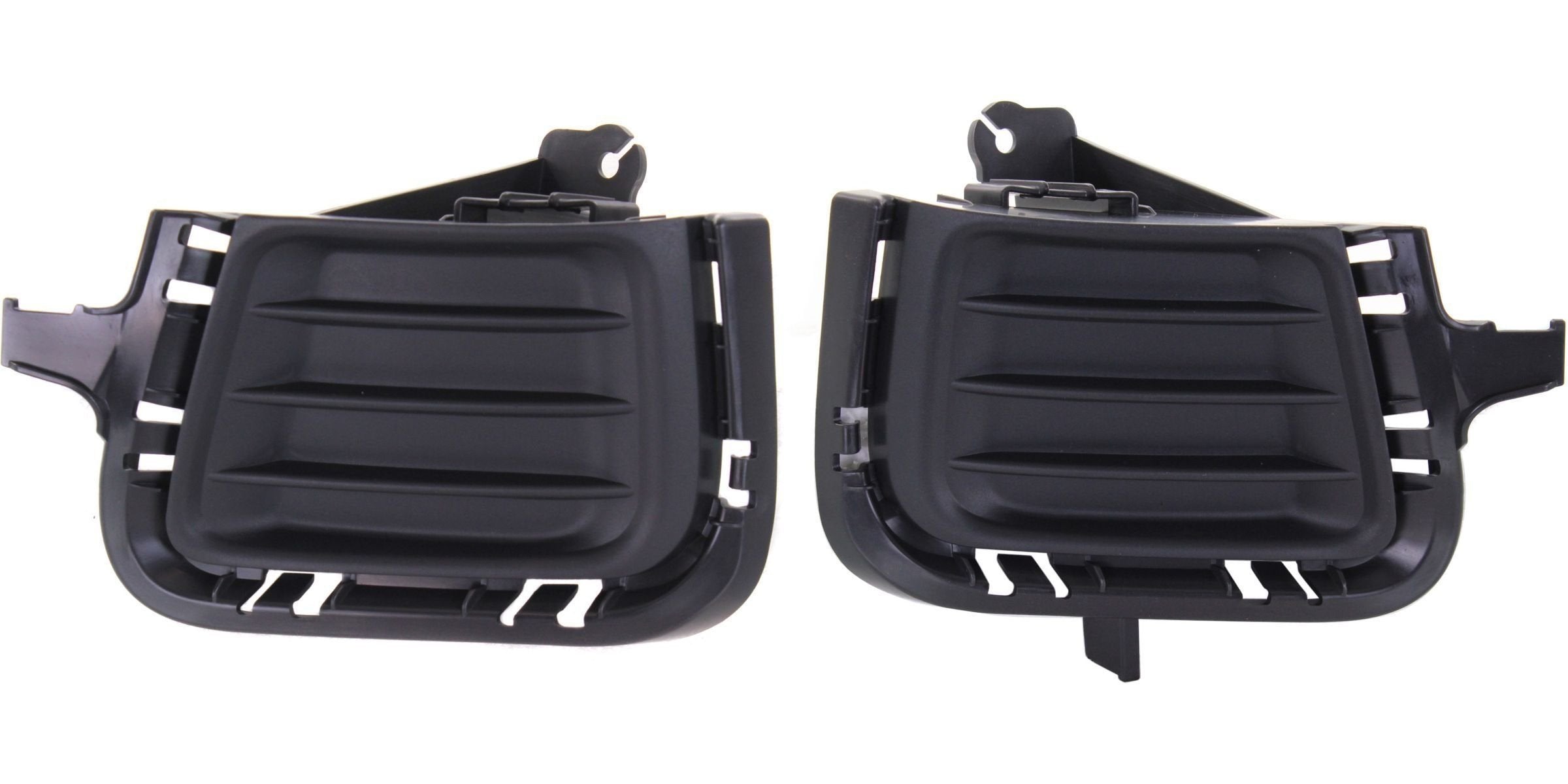 DAT AUTO PARTS Front Right Passenger And Left Driver Side Bumper Fog Light Lamp Hole Cover Grille Molding Trim Set Of 2 Replacement For 2012 - 2014...