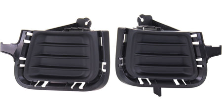 DAT AUTO PARTS Front Right Passenger And Left Driver Side Bumper Fog Light Lamp Hole Cover Grille Molding Trim Set Of 2 Replacement For 2012 - 2014...