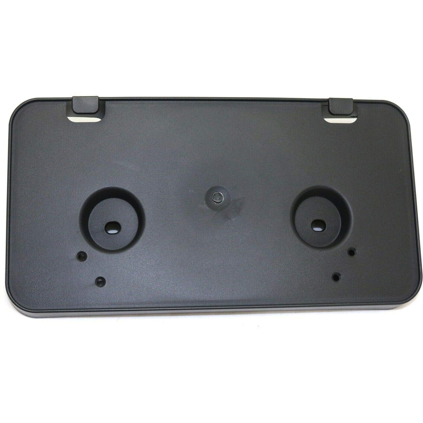 DAT AUTO PARTS Front Bumper License Plate Frame Tag Mounting Bracket Holder Replacement for 2013-2016 Lincoln MKZ Black Textured Plastic FO1068157 ...