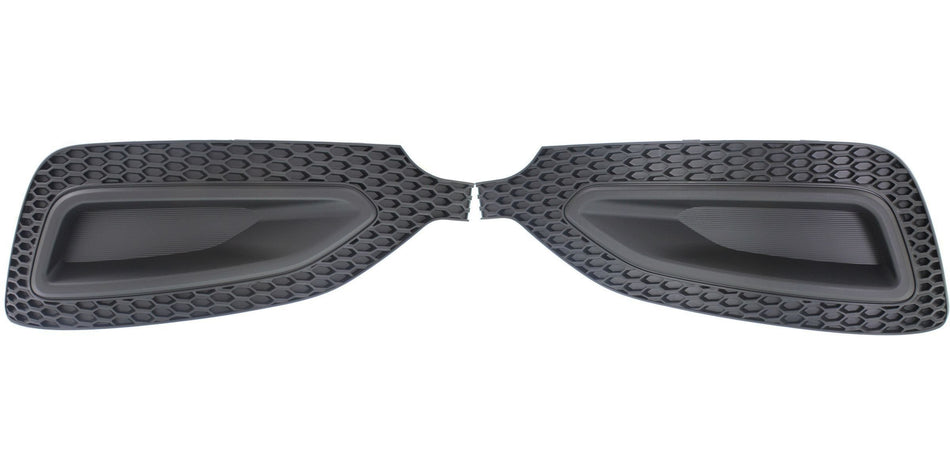 DAT AUTO PARTS Front Left Driver & Right Passenger Set of 2 Fog Light Cover Grille Molding Trim Replacement For 2013-2016 Hyundai Santa Fe Sport Bl...